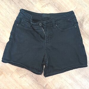 Sleek Black Women's Jean Shorts